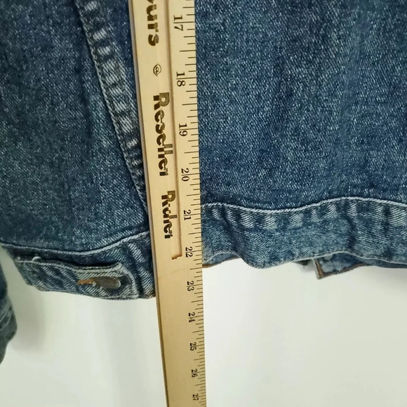 Vintage Levis Big E Type 3 Denim Trucker Jean Jacket Med Made in USA Medium Wash - Picture 15 of 16
